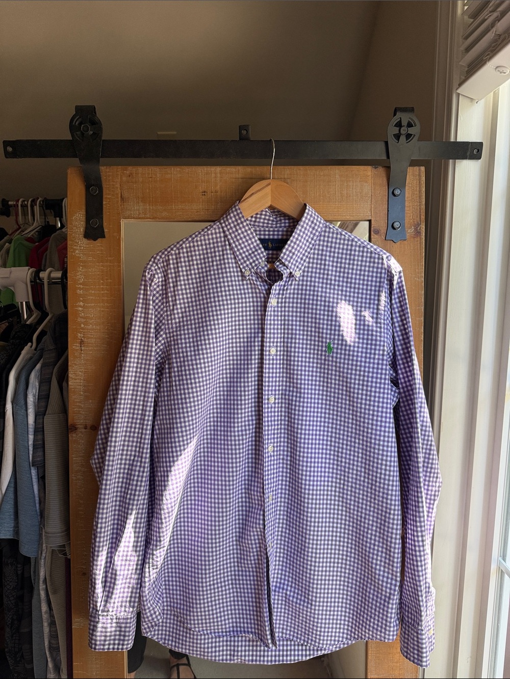 Polo Ralph Lauren Gingham Button Down Shirt Size M